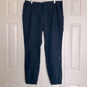 Spyder Men’s Navy Athletic Jogger Pants Sz XL